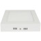 Nadometna LED svetilka, kvadratna, bela 220-240 VAC; 6 W; 350 lm; 120×120×35mm, 4000K; IP40, EEI=G