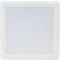 Nadometna LED svetilka, kvadratna, bela, s čipom SAMSUNG 230 VAC; 18W; 1440lm; D=225×225 mm, 4000 K; IP20, EEI=G