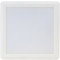 Nadometna LED svetilka, kvadratna, bela, s čipom SAMSUNG 230 VAC; 6W; 480lm; D=120×120 mm, 4000 K; IP20, EEI=G