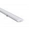 Aluminij. profil za LED trakove, ploščat, podomet mont.-SET W=10mm, H=2m