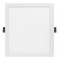 Vgradna LED svetilka, kvadratna, bela, downlight, večja IP 220-240 VAC, 12 W, 4000 K, 1160 lm, IP44, EEI=F