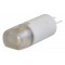 LED žarnica z silikonskim ohišjem 12 VAC/DC, 1,5 W, 4000 K, G4, 100 lm, 360°, EEI=G