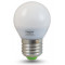LED žarnica v obliki krogle 230 VAC, 5 W, 2700 K, E27, 350 lm, 250°, G45, EEI=G