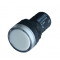 LED signalna svetilka, 16 mm, 230V AC/DC, bela