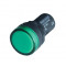 LED signalna svetilka z ohišjem, 22 mm, 400V AC, zelena