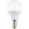 LED žarnica okrogla oblika 230 V, 50 Hz, E14, 7 W, 500 lm, 4000 K, EEI=F