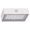 Stenska LED svetilka, solarna+senzor gibanja, bela 3W, 4000K, 350 lm, IP65, 3,7 V, 1,2Ah