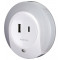 Nočna svetilka+USB izhod 230VAC, 50Hz, 0,4W, 15lm, CDS, 1xUSB, 1xUSB-C
