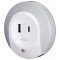 Nočna svetilka+USB izhod 230VAC, 50Hz, 0,4W, 15lm, CDS, 1xUSB, 1xUSB-C