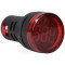 Merilnik napetosti z LED signalno svetilko, rdeč 24-500VAC, d=22mm