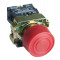 Tipka z gumijasto zaščito, rdeča, 1×NC, 3A/240V AC, IP42