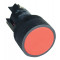 Plastična tipka, rdeča, 1NY, 22mm, 400V/0,4A, IP42