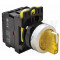 Svetleče stikalo z ročajem, rumeno, LED, tro-pozicijsko 1×NO+1×NC, 5A/230V AC-15, IP65, LED 230V AC/DC