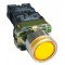 Svetilna tipka, rumena, glim, 1×NO, 3A/400V AC, 230V, IP42
