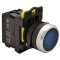 Svetleče pritisno stikalo, modro 1×NO, 5A/230V AC-15, IP65, LED 230V AC/DC