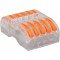 Hitra sponka brez vijakov-odpiralna, prozorna 0,5-4mm2, 32A, 400VAC 5P