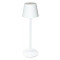 Dekorativna LED svetilka za restavracije, kovina, bela, aku 3.5W, 3000K, 3,7V, 3600 mAh, Li-Ion, 200lm, 10h, IP20