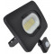 SMD LED reflektor s senzorjem gibanja, črn 220-240V, 50W, 4000K, IP65, 3750lm, EEI=G, 120°, 10s-7min, 3-10m