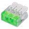 Hitra sponka brez vijakov, odpiralna, prozorna 0,2-4(2,5)mm2, 32A, 450VAC 3P