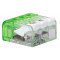 Hitra sponka brez vijakov, odpiralna, prozorna 0,2-2,5mm2, 24A, 450VAC 3P