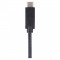 Kabel USB-C / USB-C, 3.1, polnjenje, podatki, 1 m, črna