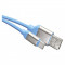 Kabel USB-A/ USB-C, 2.0, polnjenje, podatki, 1 m, modra