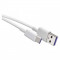 Kabel USB-A / USB-C, 2.0, polnjenje, podatki, 1,5 m, bela