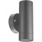 Stensko zunanje spot svetilno telo, antracitno 100-240VAC, 50Hz, 2xGU10, max 35W, IP44