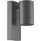 Stensko zunanje spot svetilno telo+somrak/luxomat, antracit 100-240VAC, 50Hz, 1xGU10, max 35W, 30lux, IP44