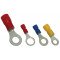 Očesni kabelski čevelj 25mm2, d1=7,8 mm, d2=13 mm, rumen