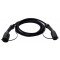 Priključni kabel za polnjenje E-AVTOMOBILOV, 3x32A 5+2P, 5M, 32A, 22kW, TYPE2-TYPE2