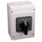 Grebenasto stikalo z ohišjem, ON-OFF 400V, 125A, 3P, 30kW, 88×88mm, 60°, IP65