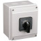 Grebenasto stikalo z ohišjem, (0-1-2) 400V, 25A, 2×3P, 7,5kW, 48×48mm, 60°, IP65