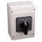 Grebenasto stikalo z ohišjem, ON-OFF 400V, 160A, 4P, 37kW, 88×88mm, 60°, IP65