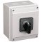 Grebenasto stikalo z ohišjem, (0-1-2) 400V, 20A, 2×4P, 5,5kW, 48×48mm, 60°, IP65