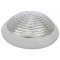 Okrogla zidna svetilka z zaščito, IP44, E27, max. 40 W, bela