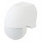 Senzor gibanja, infra, bel 230 VAC, 180°, 300 W, max. 12 m, 10 s-7 min, 3-2000lux, IP44