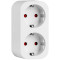 Pameten priključni adapter 2xSCHUKO, 240VAC, 16A