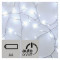 100 LED razsvetljava - NANO, grozd, 2,4m, CW, timer