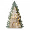LED dekoracija - božično drevo, 23cm, 1×AA,notranja,WW,timer