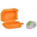 Vodoodporna plastična doza, oranžna 41x28x19mm, IPX8