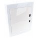 Razdelilna omara, nadometna, bela ravna vrata,+šina N/PE 2×12 (24) modul, IP40, (L×W×H=305×345×75mm)