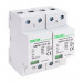 AC prenapet. odvodnik tipa T1+T2+T3, vgrajen zaščit. element Uc:275V; Iimp:25kA; In:25kA; Uoc:20kV; Up:1,3kV; 2P