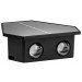 Vrtna LED svetilka, stenska, solarna, dekorativna, dvostrans 0,3W, 3000K, 30 lm,3,7V/1300mAh Li, IP44