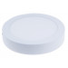 Nadometna LED svetilka, okrogla, bela, downlight 85-265 VAC; 6 W; 330 lm; D=120 mm, 4000 K; IP40, EEI=G