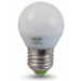 LED žarnica v obliki krogle 230 VAC, 4 W, 2700 K, E27, 250 lm, 300°, G45