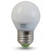 LED žarnica v obliki krogle 230 VAC, 4 W, 2700 K, E27, 250 lm, 300°, G45