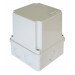 Nadometna doza 150x110x140mm, IP55 s polnim pokrovom in luknjami za uvodnice