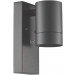 Stensko zunanje spot svetilno telo+somrak/luxomat, antracit 100-240VAC, 50Hz, 1xGU10, max 35W, 30lux, IP44