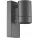 Stensko zunanje spot svetilno telo+somrak/luxomat, antracit 100-240VAC, 50Hz, 1xGU10, max 35W, 30lux, IP44
